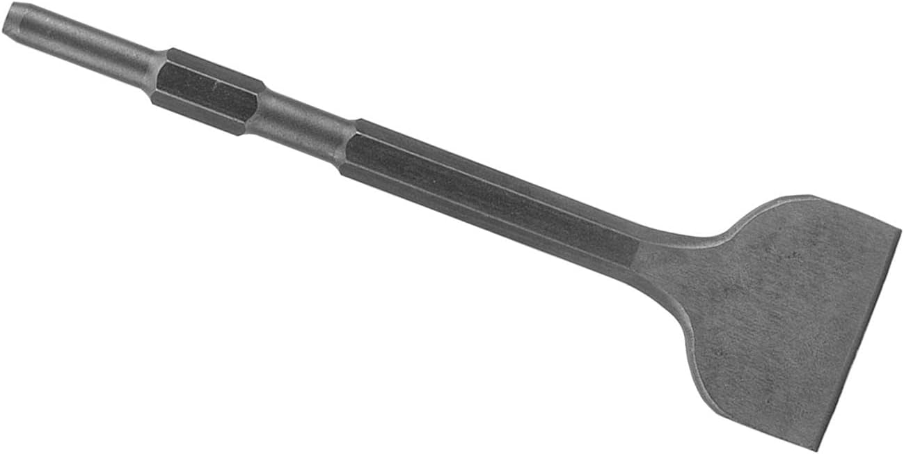 Bit Grooving Chisel Grooving Chisel Masonry Concrete Brick Stone Tile Removal Hex Shank for Hammer Drill Tool Bit (Wide Flat)