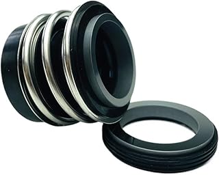 MG12-32 MG12-32/G60 Rubber Bellow Mechanical Seals with G60 Cup Rubber Stationary Seat Shaft Size 32mm (Color : CAR-SIC-NBR)