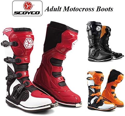 SCOYCO ADULT MX BOOTS - Motorcycle Motorbike Quad ATV Enduro Off Road Dirt Sports Track Racing Motocross Boots