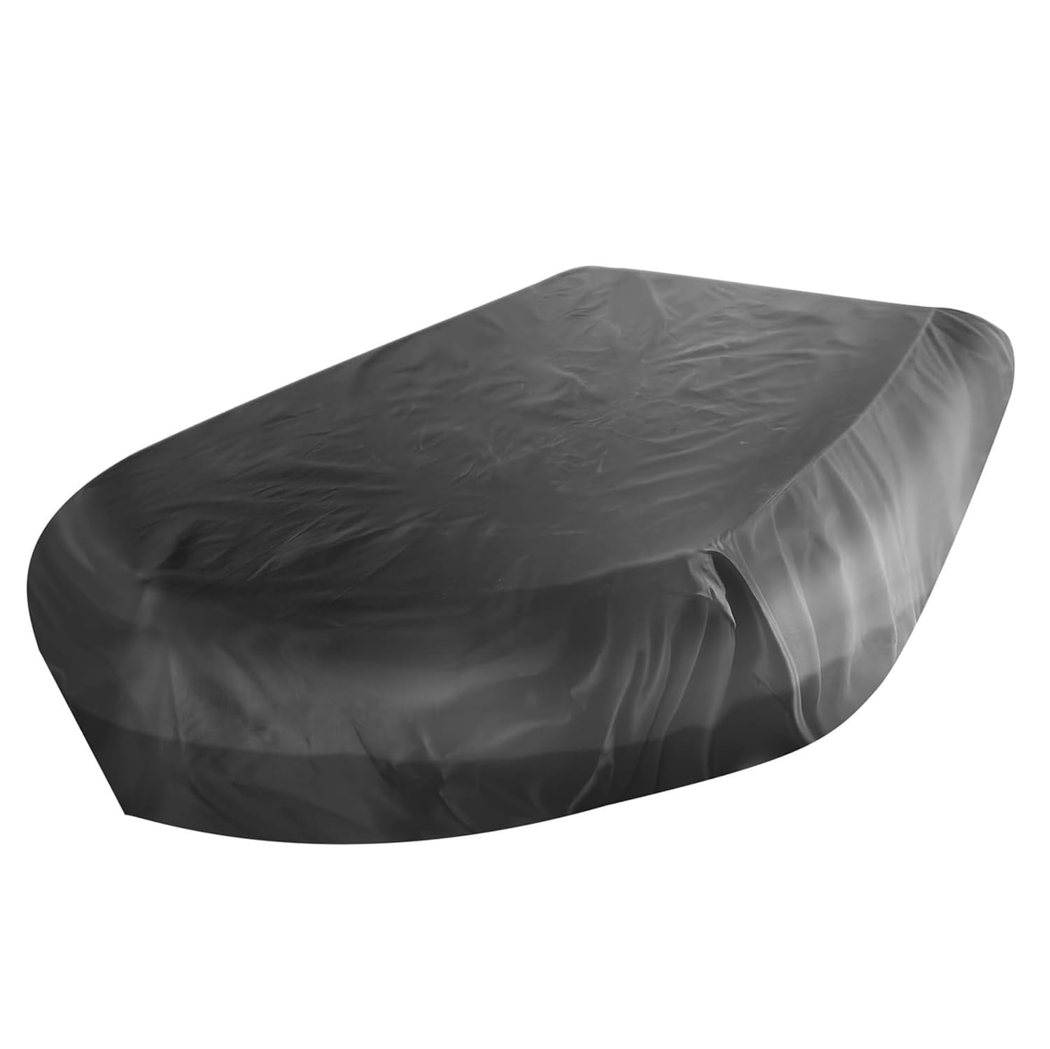 Inflatable Boats Cover, Full Wrap 420D Oxford Tarpaulin Waterproof UV Resistant Weatherproof Dust Sunblock Shield Protective Bandages Runabout Fishing Boat Kayak Canoe Dinghy (Black, 520 * 94 * 46cm)