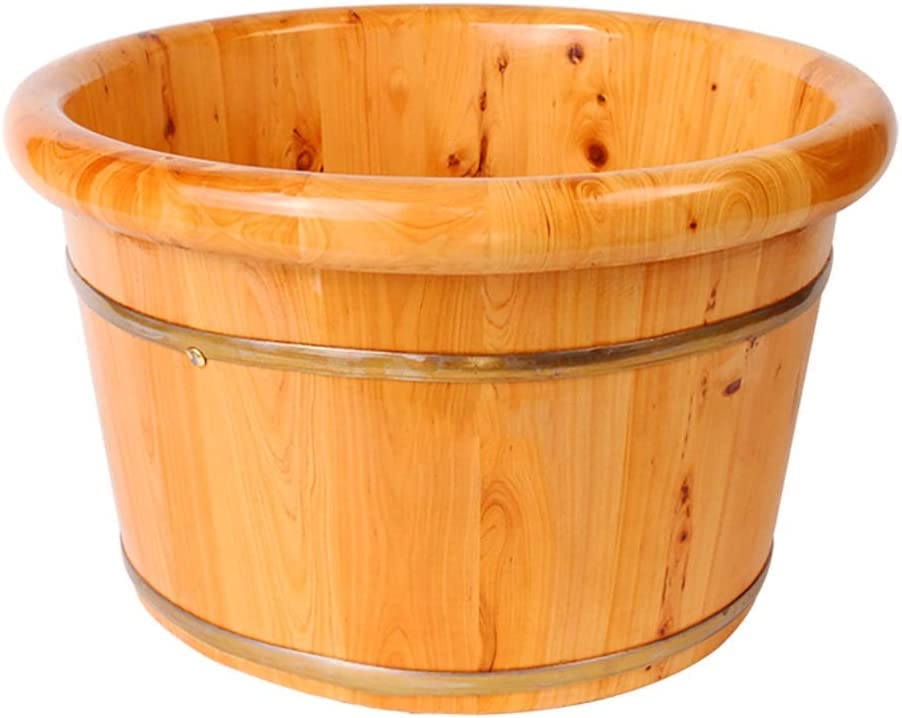 Spa de pies para masaje en casa Medidor de madera
