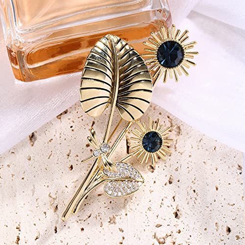 Image of Brooches And Pins For Women Fashion Elegant Flower Broches Lady Costume Jewelry Brooch Pins