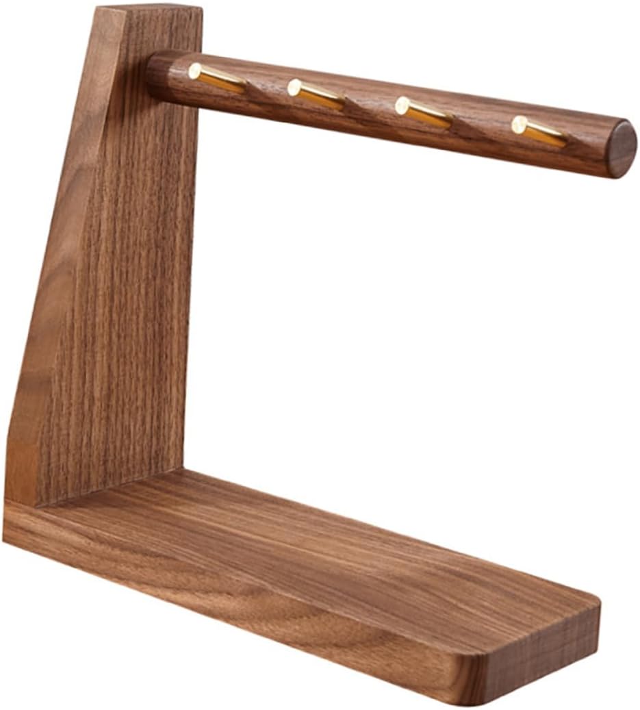 Key Shelf Decorative Key Holder Hand-Polished Hook Practical Storage Shelf for Home