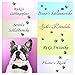 Produktbild Wandora W1374 Wandtattoo Wunschname + Schlummerecke I schwarz Motiv 6 I Haustiere Hund Katze Aufkleber selbstklebend Wandaufkleber Wandsticker