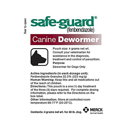 Intervet 001-040694 Safe-Guard (Fenbendazole) Canine Dewormer For Dogs thumb #4
