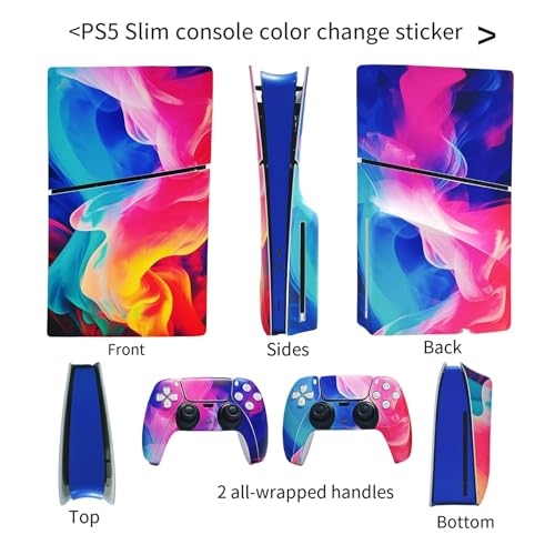 Skin vinyle PS5 Slim édition disque avec ajustement premium pour une protection durable de console - 2