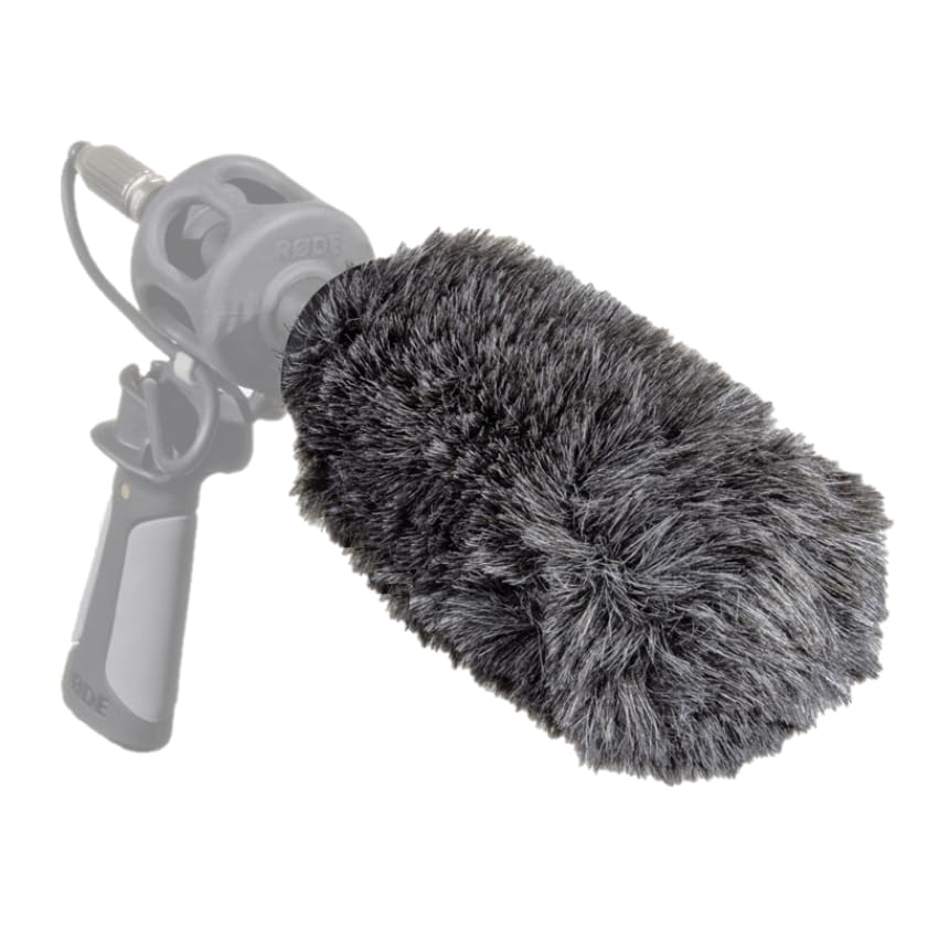 Protetor de Vento DeadCat Windshield Peludo para Microfones Shotgun (24cm)
