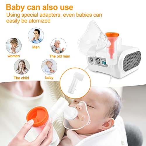 image for Mayluck Portable Nebulizer - Handheld Jet Nebulizer Machine Personal C