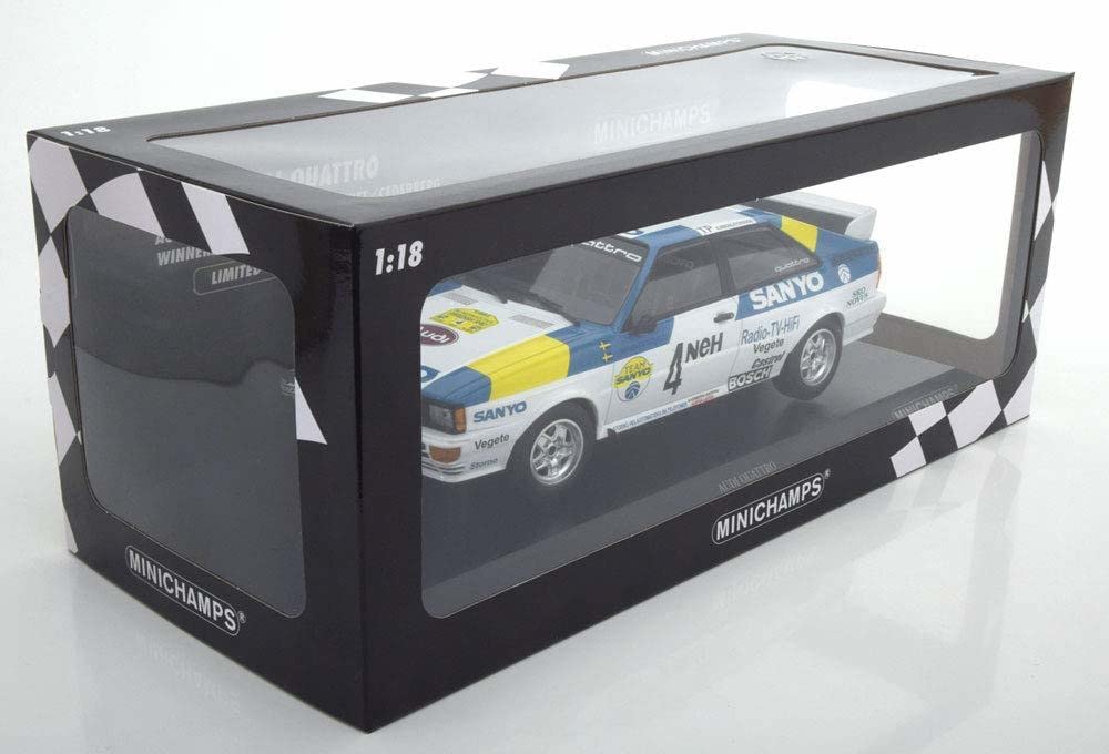 Amazon | ミニチャンプス 1/18 アウディ クワトロ ラリー スウェーデン  