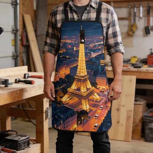 Delantal de trabajo para talla universal con 9 bolsillos miniatura 5