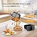 PureMate Air Fryer with Digital Display & Recipes Book, 5.5L Healthy Oil Free 1700W Air Fryer with 7 Preset, LED One Touch Screen, Timer & Adjustable Temperature Control