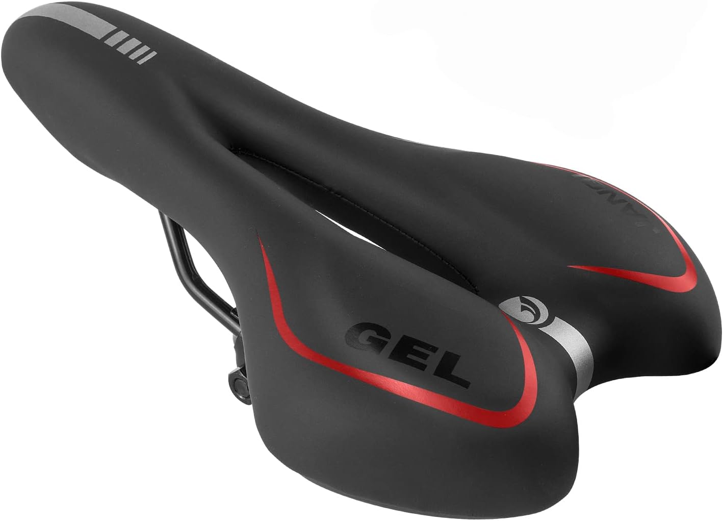 MSDADA Gel Bike Seat Bicycle Saddle, Bike Saddle for Men & Women, Waterproof Bicycle Seat Comfortable Soft Cushion for Road Bike, Cruiser, Mountain Bike, Exercise Bike, City Bikes
