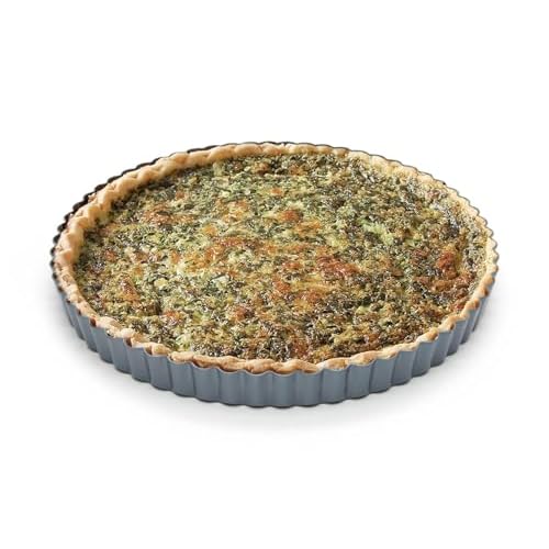 Fox Run 9.5-Inch Non-Stick Tart Pan, Removable Bottom Quiche Pan