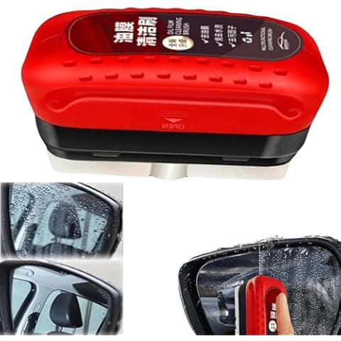 YUEOL Automotive Oil Film Cleaning Brush,Glass Cleaning Board, Glass Coating for Windshield, Car Windshield Hydrophobic Oil Film Cleaner, Improves Clarity and Visibility (1PCS) Cover