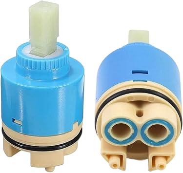 35mm Tap Cartridge,Mix Tap Inner Cartridge Replacement for Kitchen Faucet | Fit 35mm single lever taps, stop tap dripping leak, heat resistance, wearproof ceramic valve core