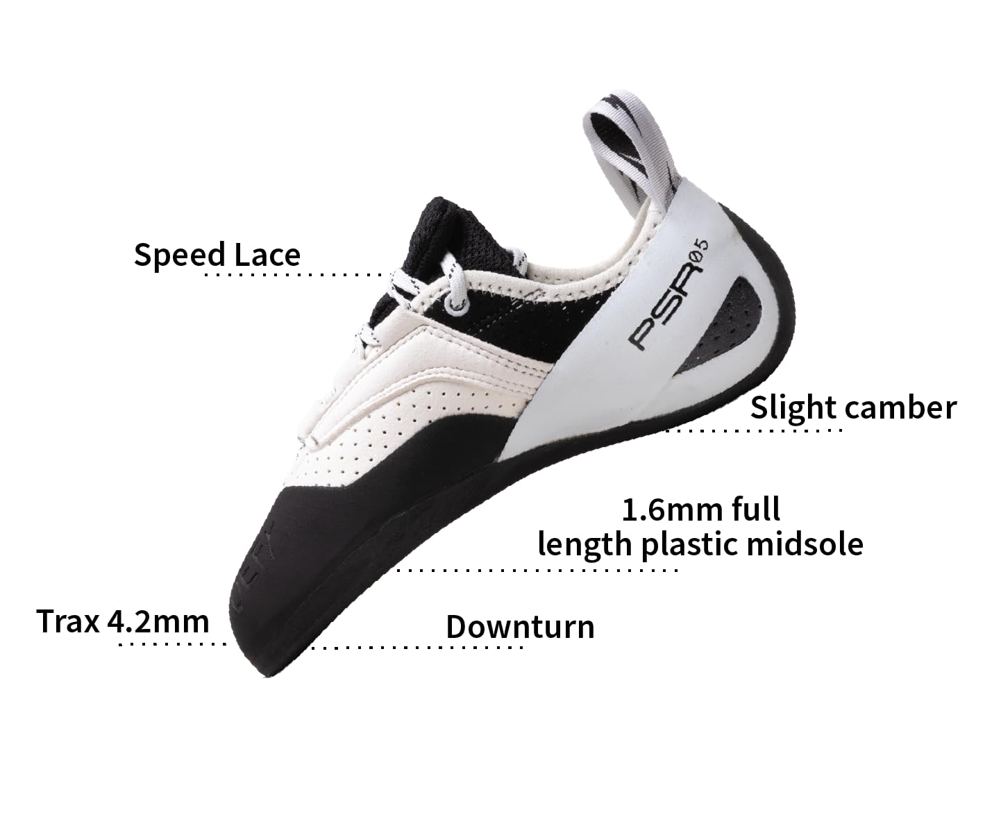 Evolv Unisex Defy Lace LV Scarpe da Arrampicata, Gray-White, 40