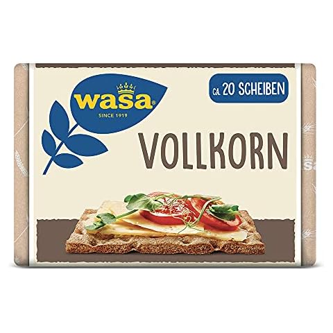 Wasa Knäckebrot Vollkorn - Knuspriges Vollkornknäckebrot - 12er Pack (12 x 260g) Cover