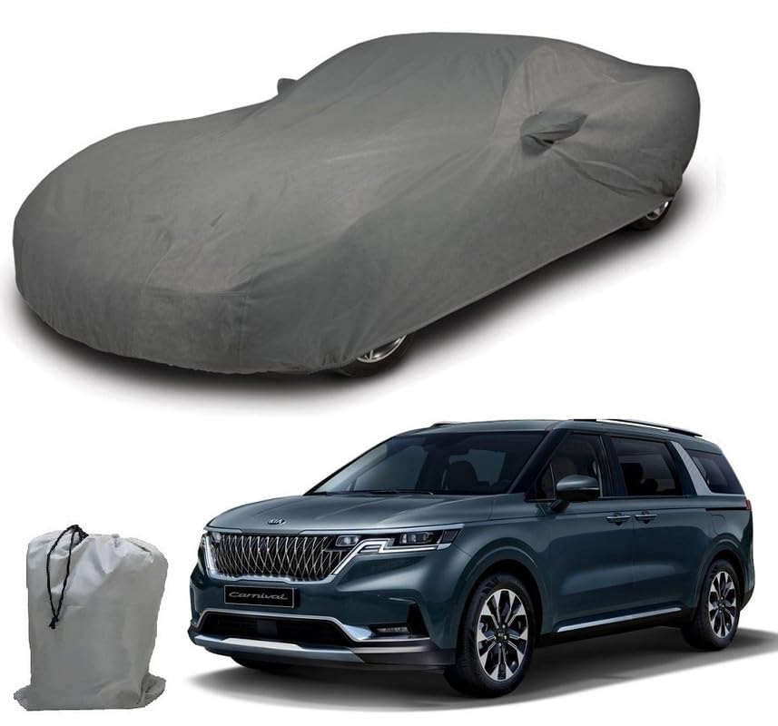 Image of ARCUATE Triple Layer Custom fit Car Body Cover for KIA Carnival |Top Layer Dustrproof | Middle Layer Waterproof | Bottom Layer Scratch Protection | Outdoor Indoor Fabric
