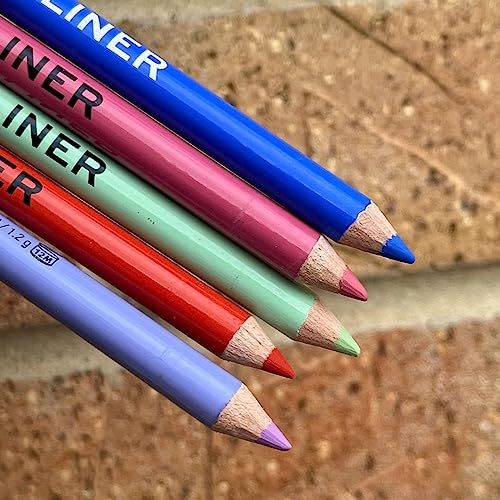 Image of Relove- Coloured Kohl Eyeliner- Orange | Highly Pigmented | Smooth and Creamy Formula |Kohl Eyeliner |Matte finish for glam looks | 1.2gm (Pack of 2)