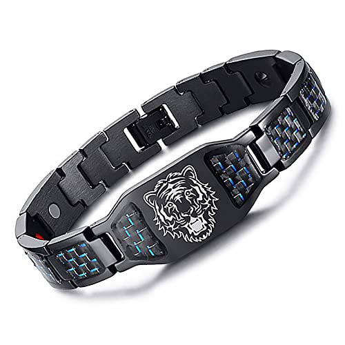 Magnetarmband für Herren Magnetische Starkes Therapeutisches Schmerzlinderung Armbänder für Arthritis Verschluss Armband Magnet Gesundheit Werkzeug zur Längenanpassung Cover