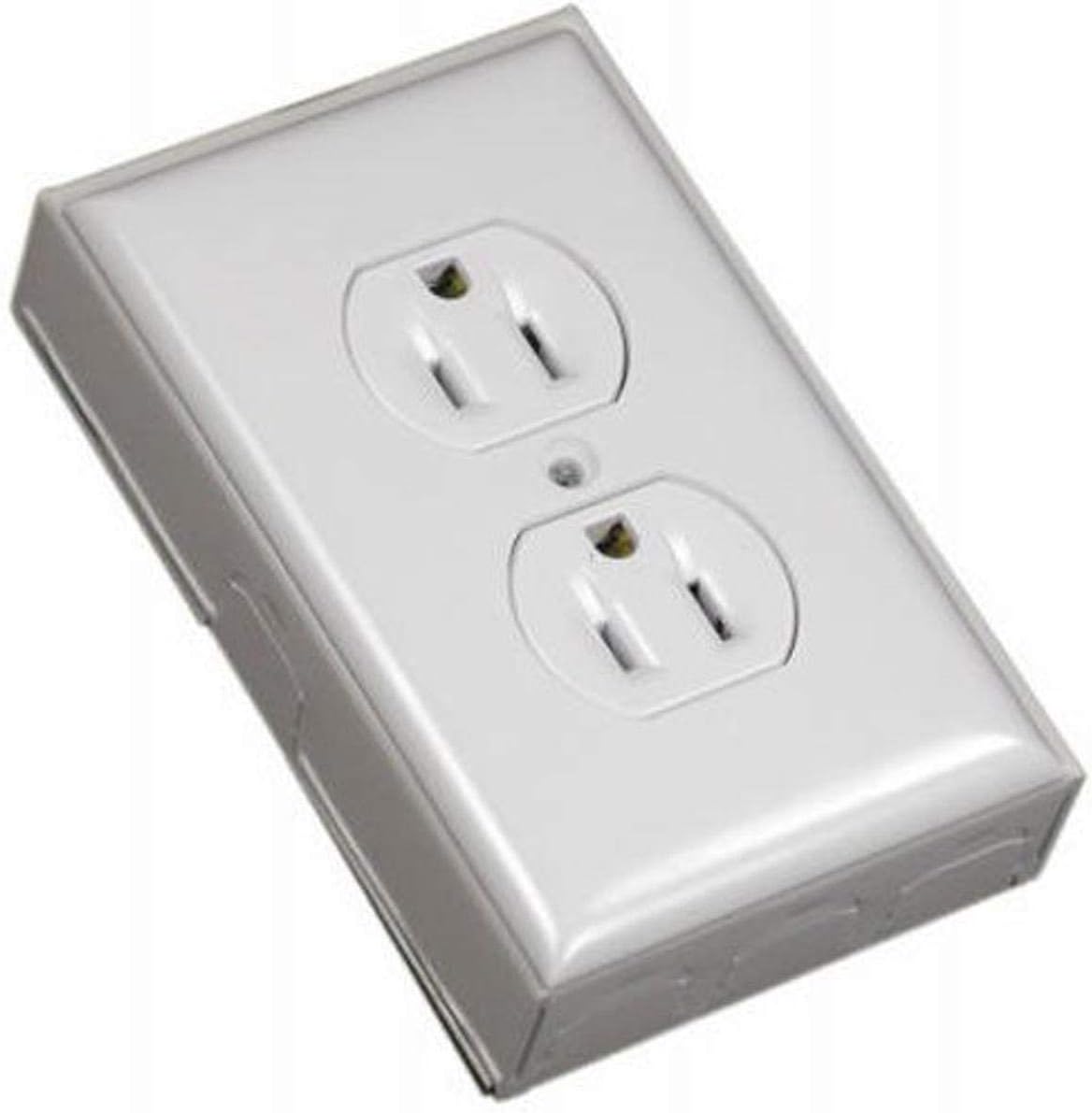 WIREMOLD COMPANY, Ivory B2D Outlet Box Duplex Switch, 1-Pack, 1 Pack