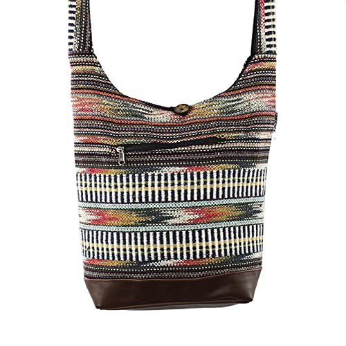 Sac à bandoulière tissé pour vos sorties plage et marchés d'été