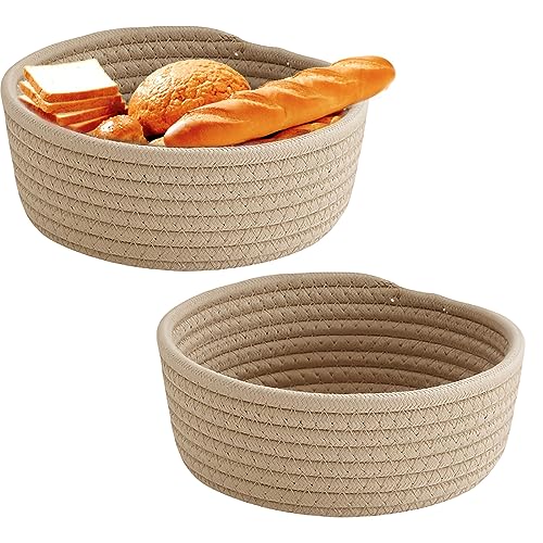 Nizirioo 2 Pezzi Cesto in Corda di Cotone, Cestino...