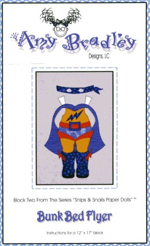 Bunk Bed Flyer (Quilt Block Pattern) (Snips & Snails Paper Dolls, Block Two, ABD159) Loose Leaf – January 1, 2004