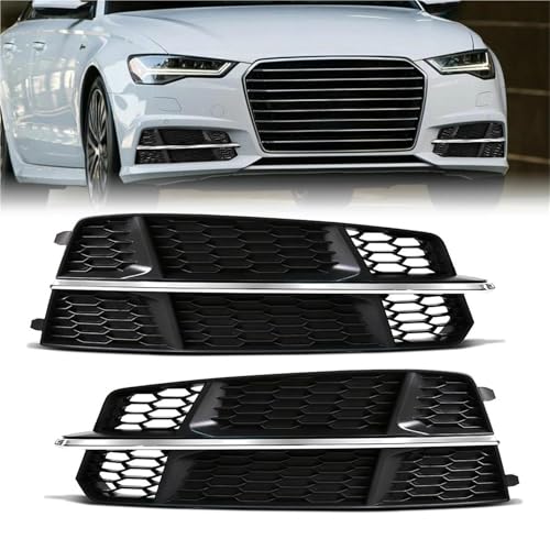 Parrilla antiniebla para Audi A6 C7 que renueva el aspecto deportivo de tu paragolpes delantero 2