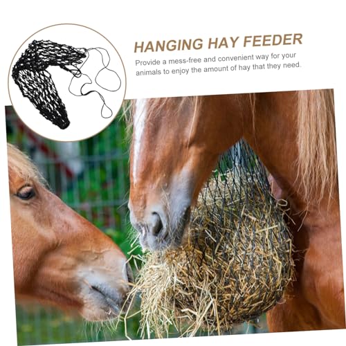 BESPORTBLE Sacos De Feno Gado Vegetais Rede Redes De Alimentação De Cavalos Alimentador De Animais S