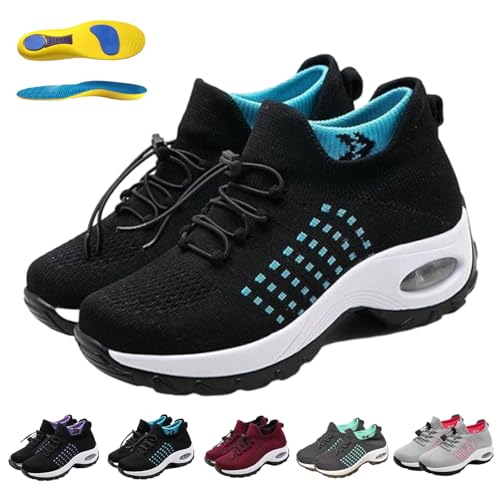 Comfort Wear Orthowear Shoes for Women, Comfortwear Ortho Shoes for Women Plantar Fasciitis, Air Cushion Ortho Stretch Cushion Shoes for Women with Insole