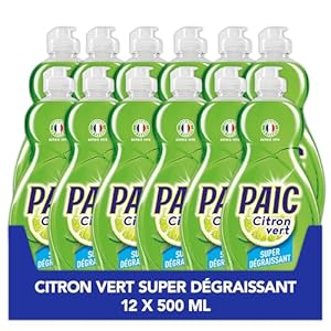 Liquide Vaisselle Paic Mini Parfum Citron Vert - Compact et Efficace