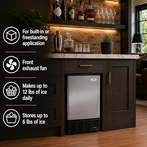 Fabricadora de Hielo Undercounter Acero Inoxidable miniatura 3