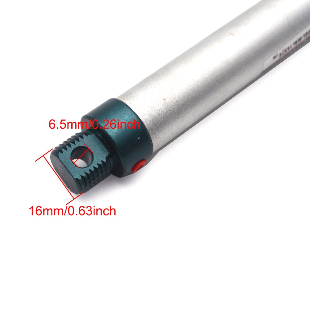 Cylindre Pneumatique TN16-50 Double Tige – Alésage 16 Mm, Course 50 Mm, Avec Aimant, Aluminium Robuste