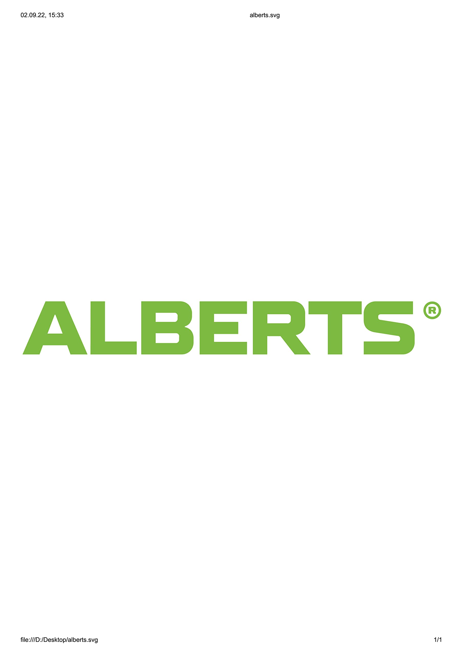 Alberts 323011 Doppeltorüberwurf | in den Ausführungen glatt oder gehämmert | schwarz | 423 x 70 mm