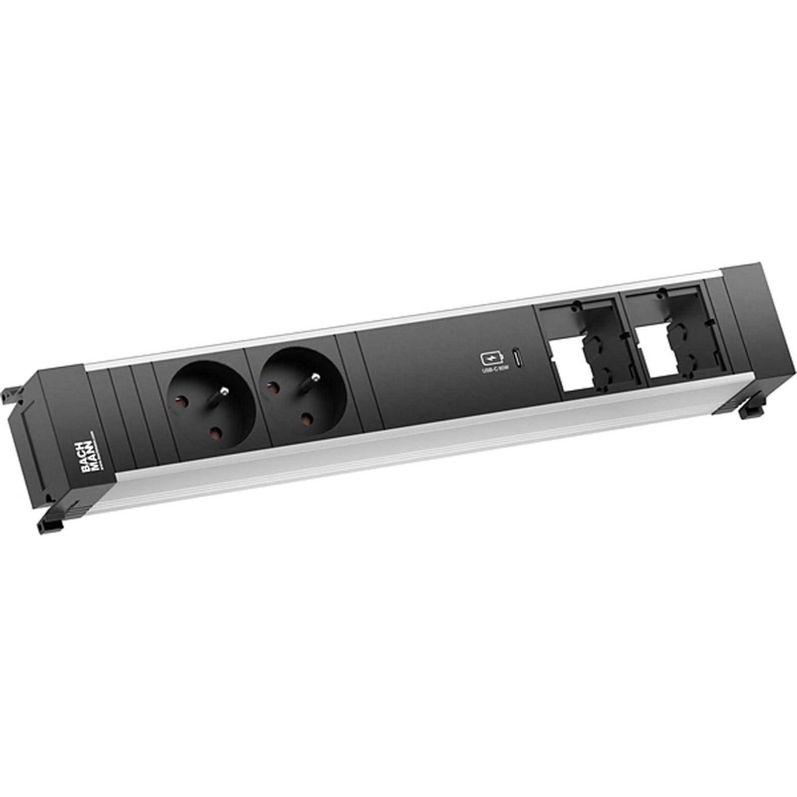 BACHMANN Power Frame L 2xUTE 1xUSB C 60W 2xCM 0.2m GST18