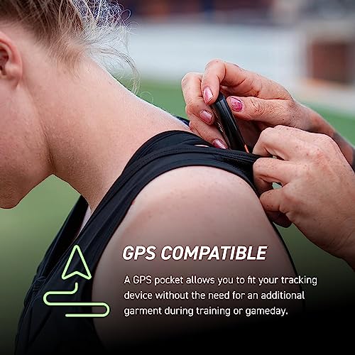 Zena Sport - Adult Chest Protector Vest for Women - Front Zip Padded Compression Vest - for Contact Sports, Lacrosse, Softball, Football, Basketball & More - Breast & Rib Protection - Black4