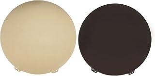 3D Printer Build Plate for Flsun Super Racer 10.6in Diameter Double Sided Coating Round PEI Steel Plate Hot Bed Accessories, Steel Plate for Flsun Super Racer (Steel Plate with