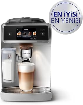 Philips 8000 Serisi LatteGo Pro Café Aromis Kahve Makinesi, Evde Kafe Kalitesi, BrewExtract, 54 farklı Sıcak ve Soğuk İçecek, EP8757/20