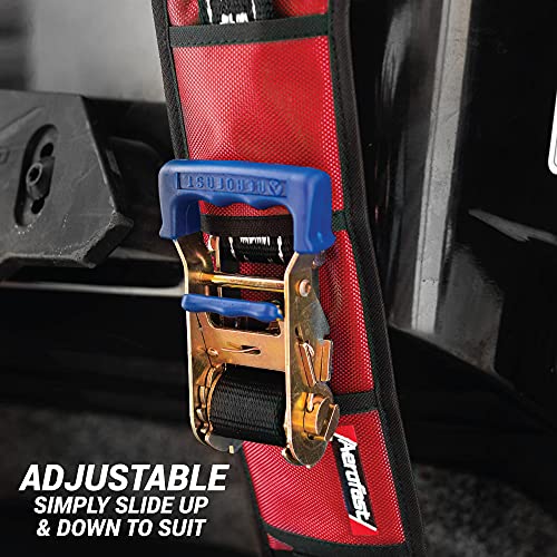 Protection Padded Sleeve Straps For Tie Downs By Aerofast. Ratchet Sleeve To Prevent Damage To Your Boat, Jetski, Or Waverunner, 4 X 12 Inches. Pack Of 2 - Red #TOP7