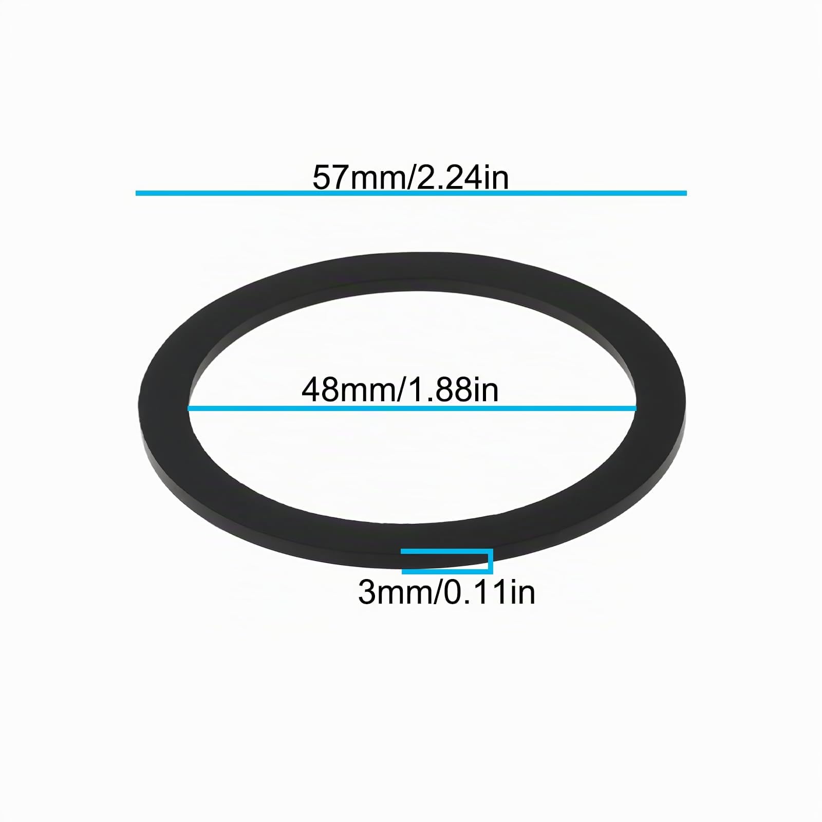 SG Store 10 Pièces Joint Plat NBR 57x48x3mm SH80 Compatible avec Oase Pompe à Eau