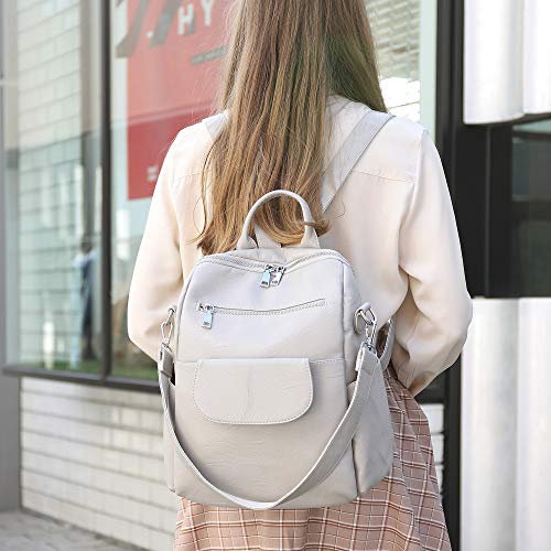 Image of Women Fashion Backpack Purse Waterproof Bookbags Travel Shopping Rucksack Convertible Ladies Shoulder Bag