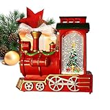 Décoration Festive Maison: La boule à neige de Noël allie un style de lanterne classique à la création d'une ambiance festive, offrant une pièce de décoration polyvalente qui améliore l'esthétique de votre intérieur et diffuse la des fêtes dans le salon ou sur la cheminée pendant la saison de Noël, parfaite pour égayer votre décoration avec une touche traditionnelle et chaleureuse.