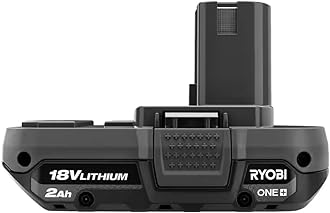 Ryobi One+ 18V Lithium-Ion Battery and Charger Kit, Extreme Weather Performance, Fast Charge Less Than 1 Hour