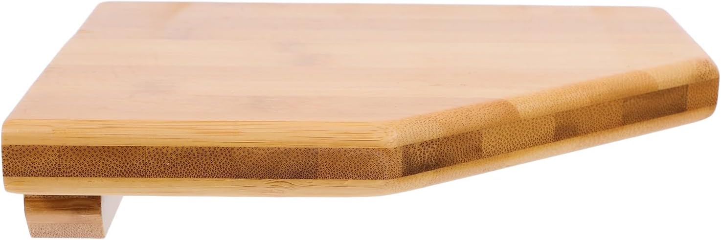 Triangle Corner Wall Shelf 20cm Natural Style Corner Shelf Wall Mount Display Storage Rack Bathroom Kitchen Home Decor Organizer