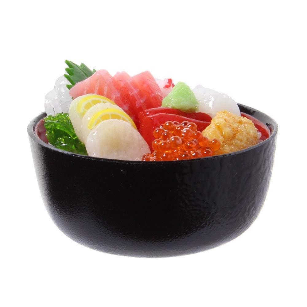 Amazon.co.jp: 食品サンプル屋さんのマグネット（海鮮丼）【食品