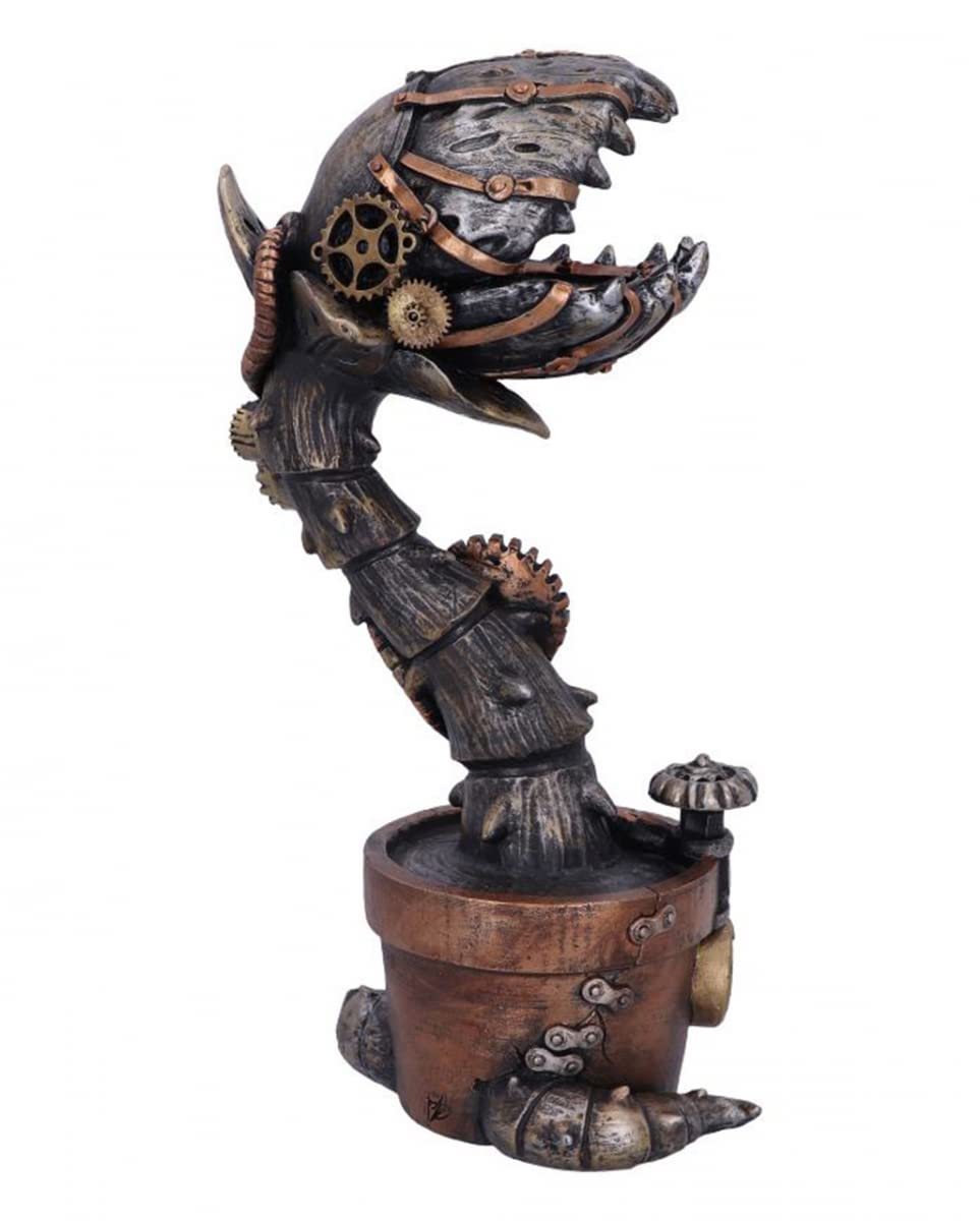 Nemesis Now Cogwork fleischfressende Pflanze im Steampunk Style 24cm