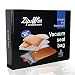 Vacuum Seal Storage Bags - 2 Clear Extra Thick Jumbo Space Saver Bags for Clothes, Duvets, Storage By Zip&Win (35"x48")