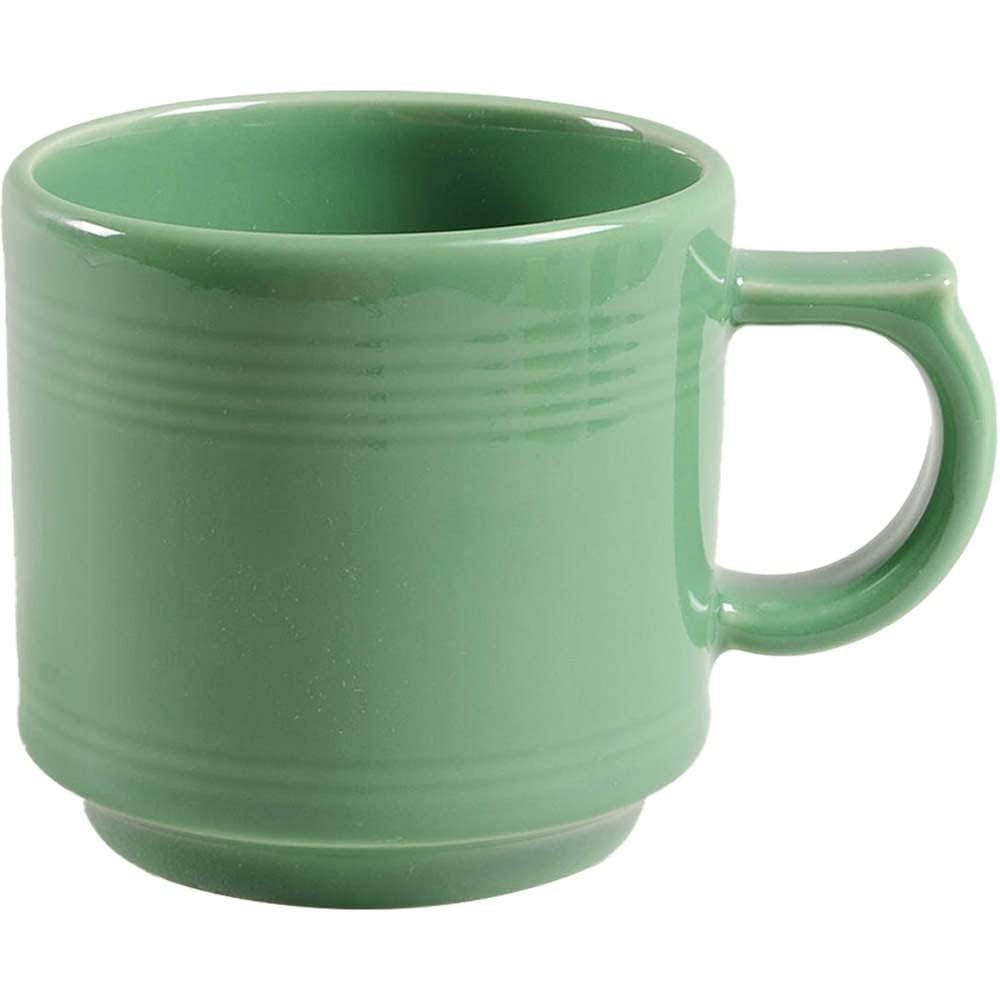 Stackable Mug, 16oz – Durable Ceramic, Lead-Safe, Dishwasher/Microwave/Oven Safe – Made in USA Dinnerware - Meadow