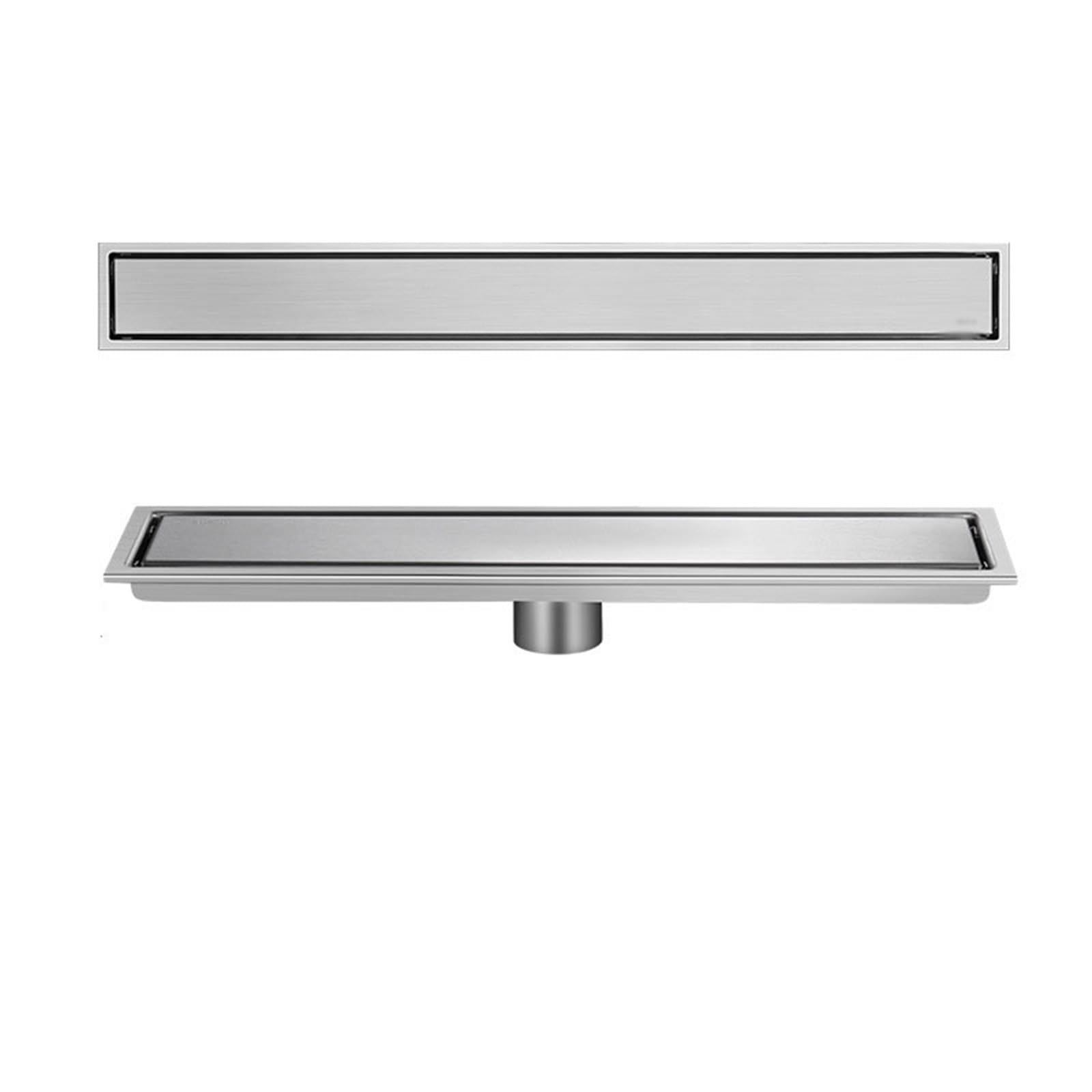 Rectangular Desagüe de Ducha Lineal de Acero Inoxidable 304, Desagüe Lineal Desagüe De Suelo Cubierta Oculta Desmontable, Profesional Desagüe Lineal Desagüe De Suelo para Cocinas, Baños y Aseos (Colo